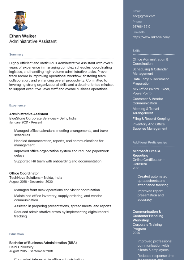 Administrative Assistant