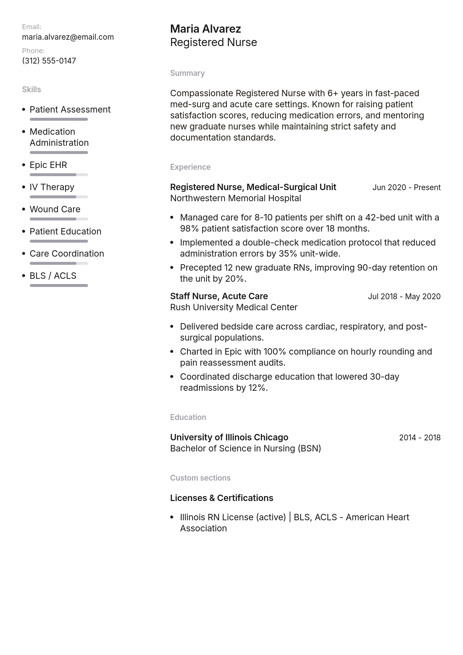 resume template