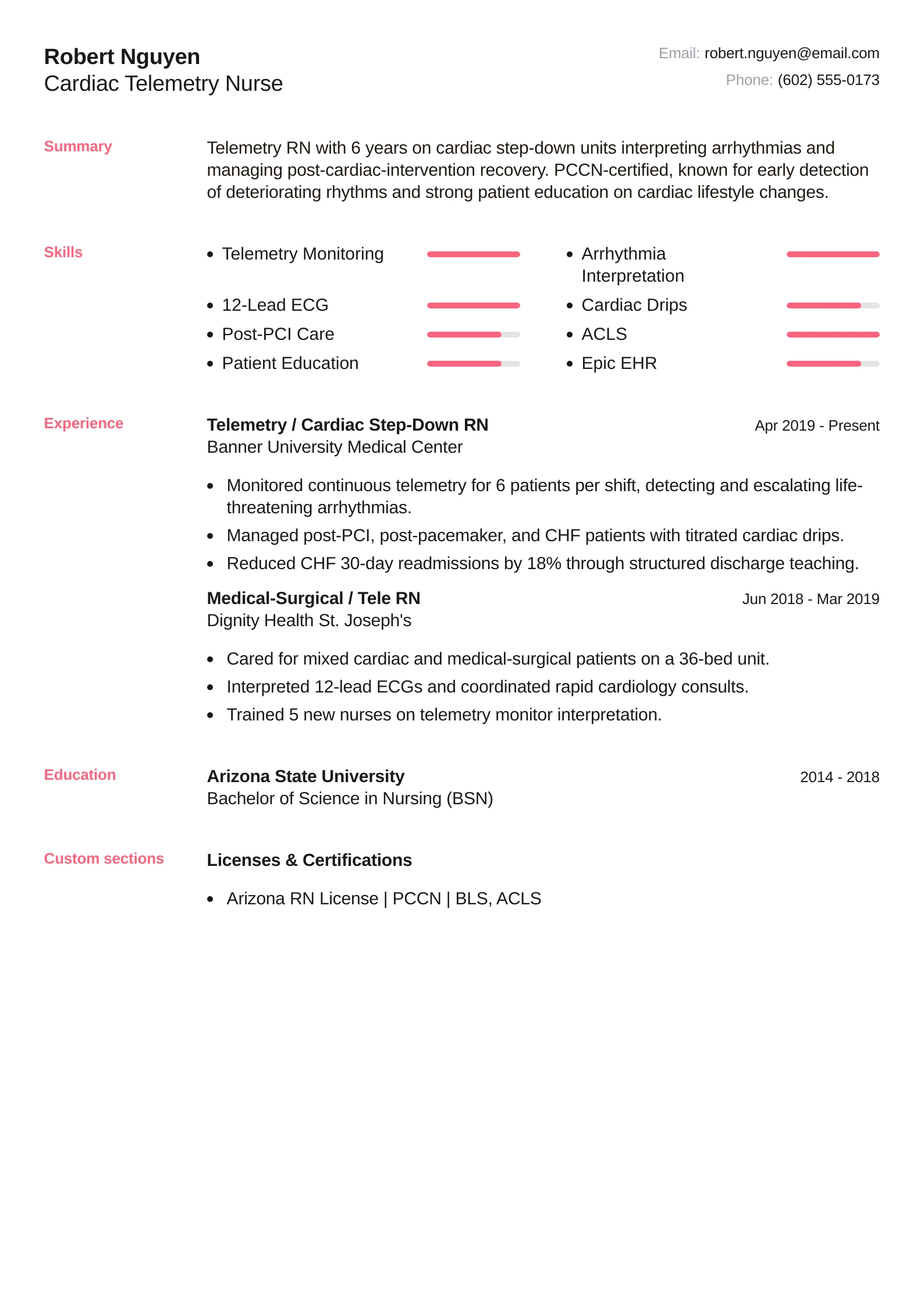 resume template