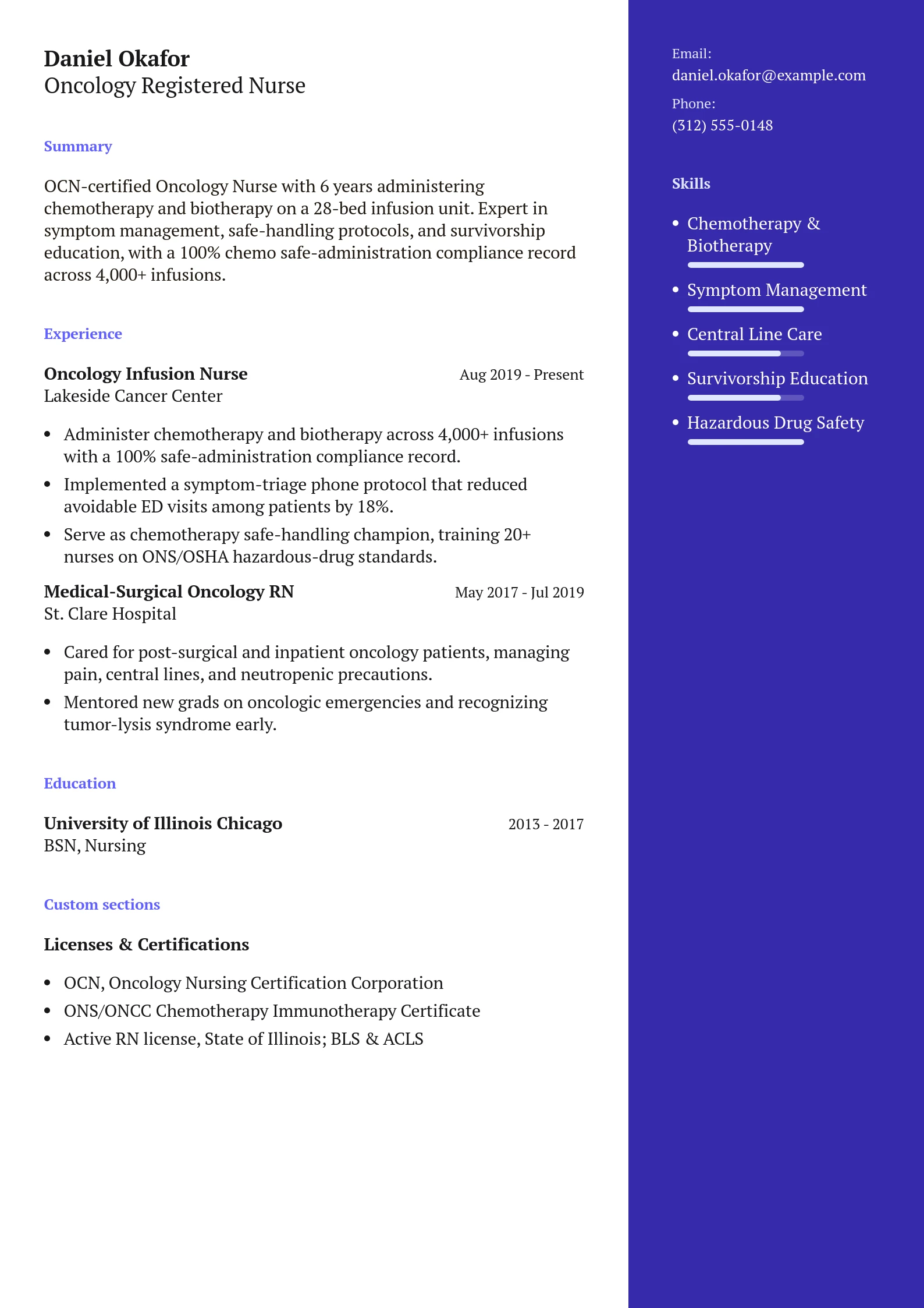 resume template