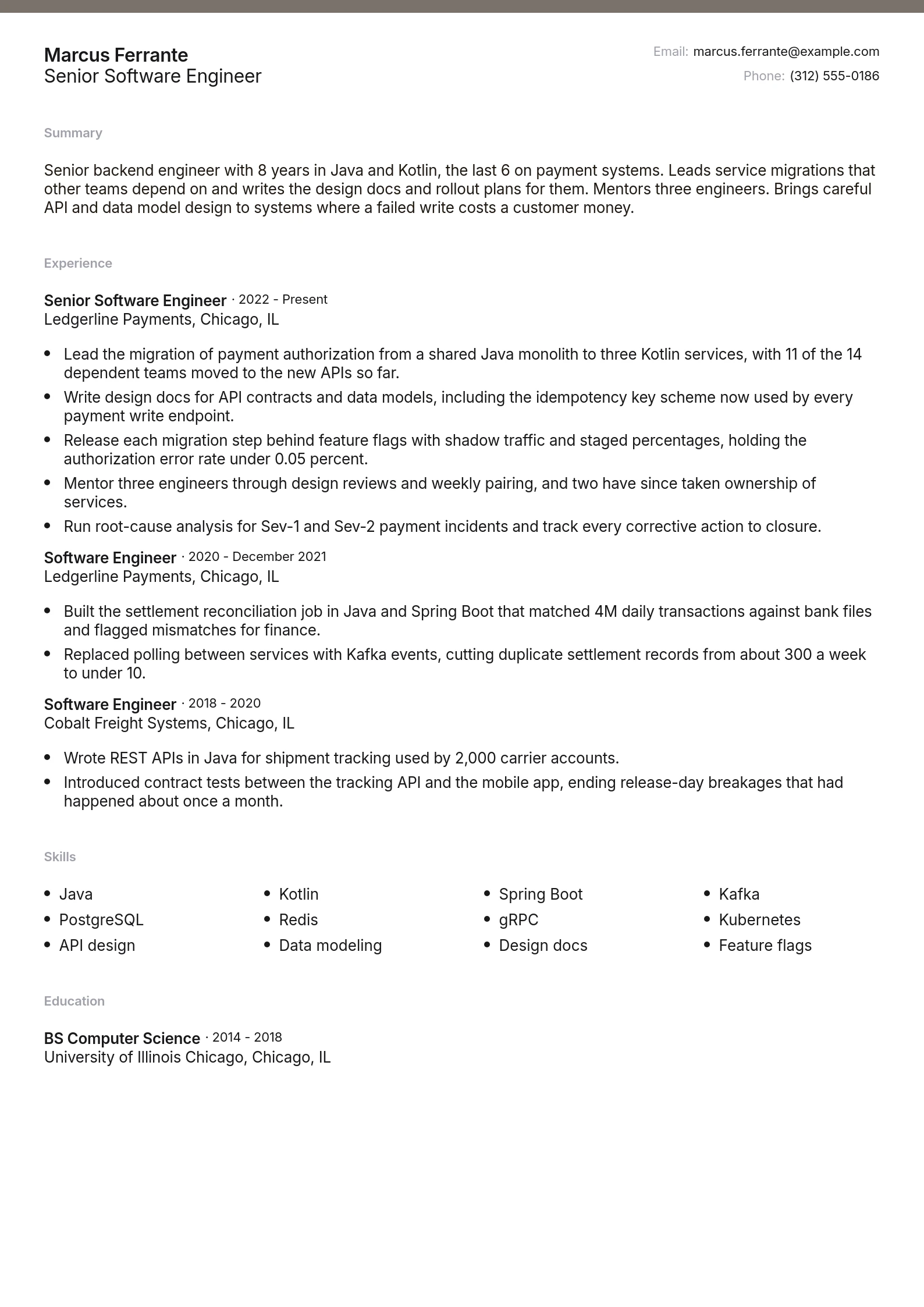 Senior Software Engineer