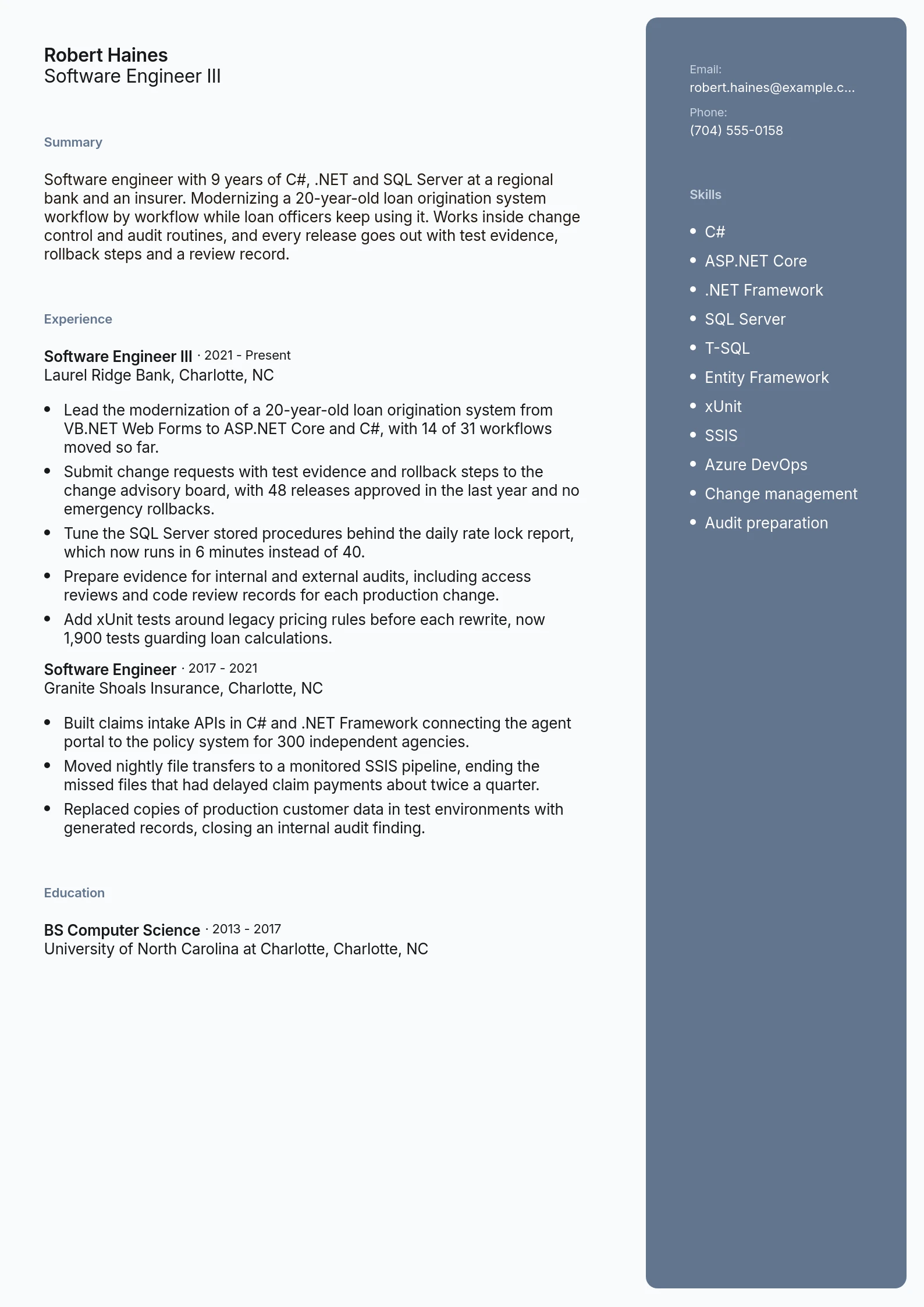 Software Engineer III