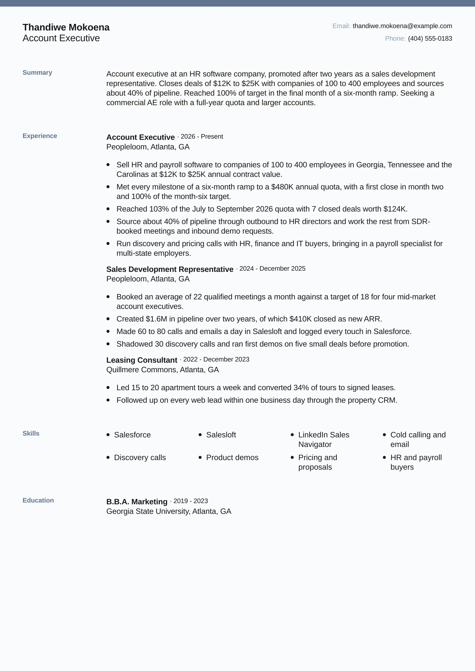 Account Executive