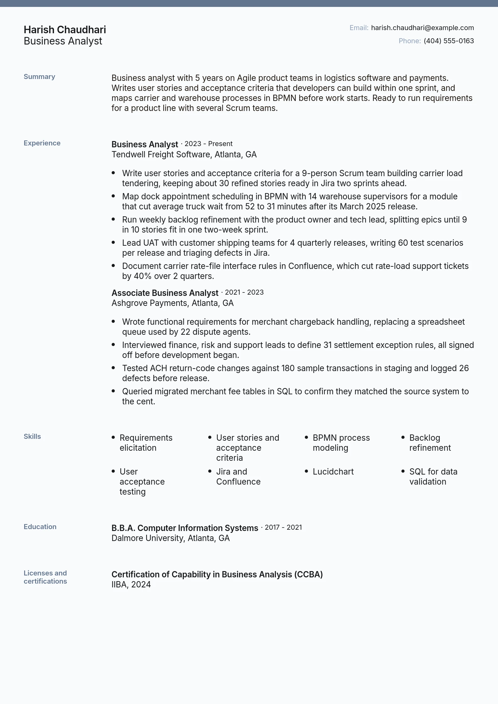 Business Analyst