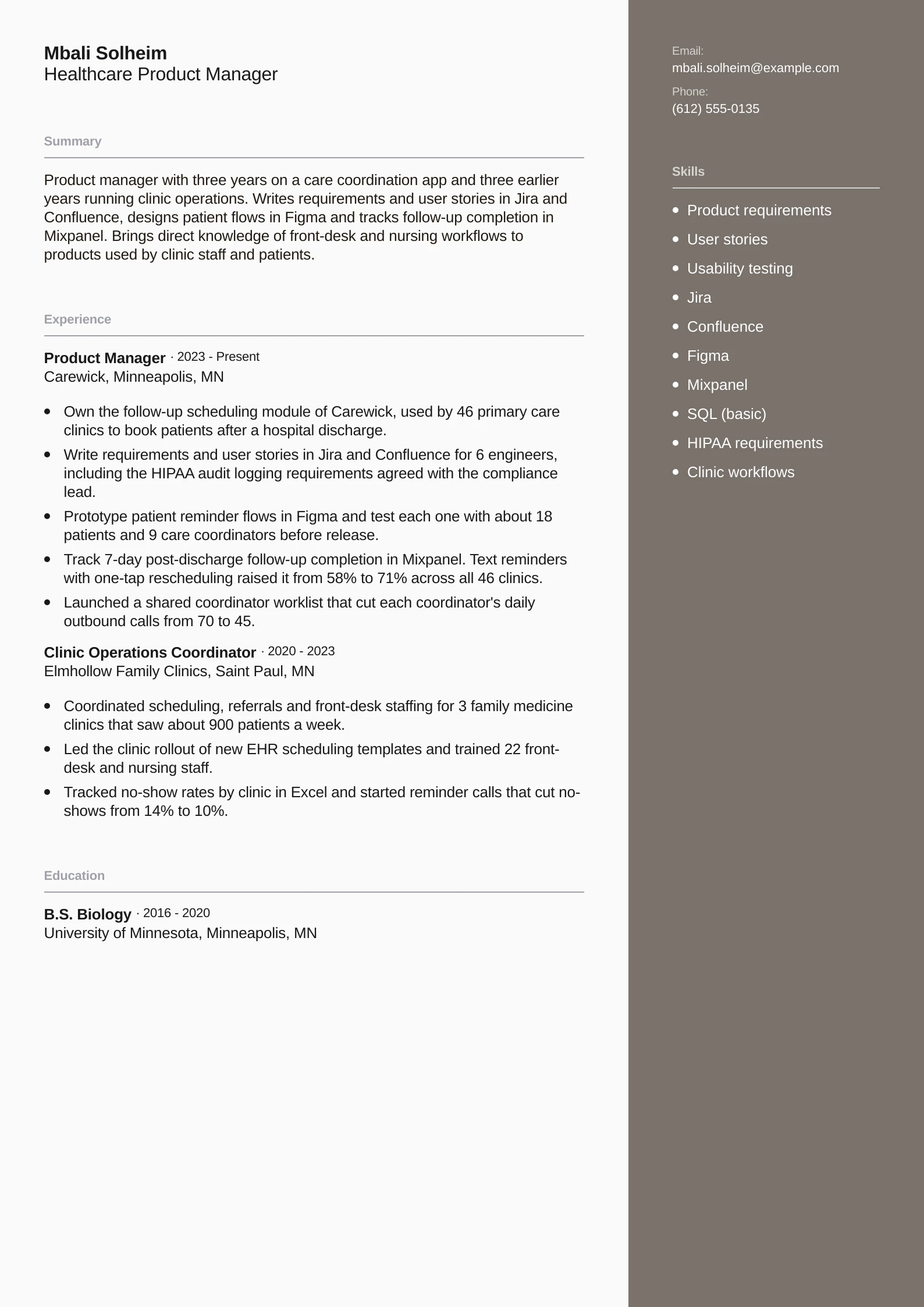 Healthcare Product Manager