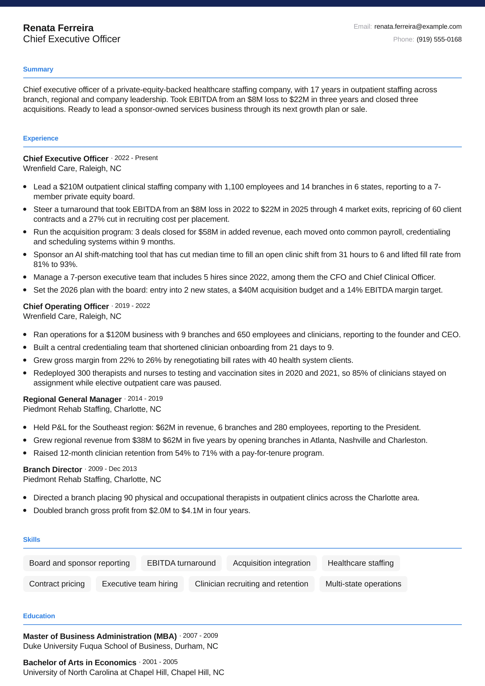 Chief Executive Officer