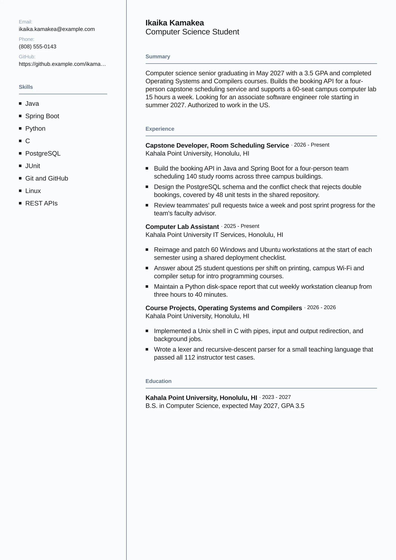 Computer Science Student