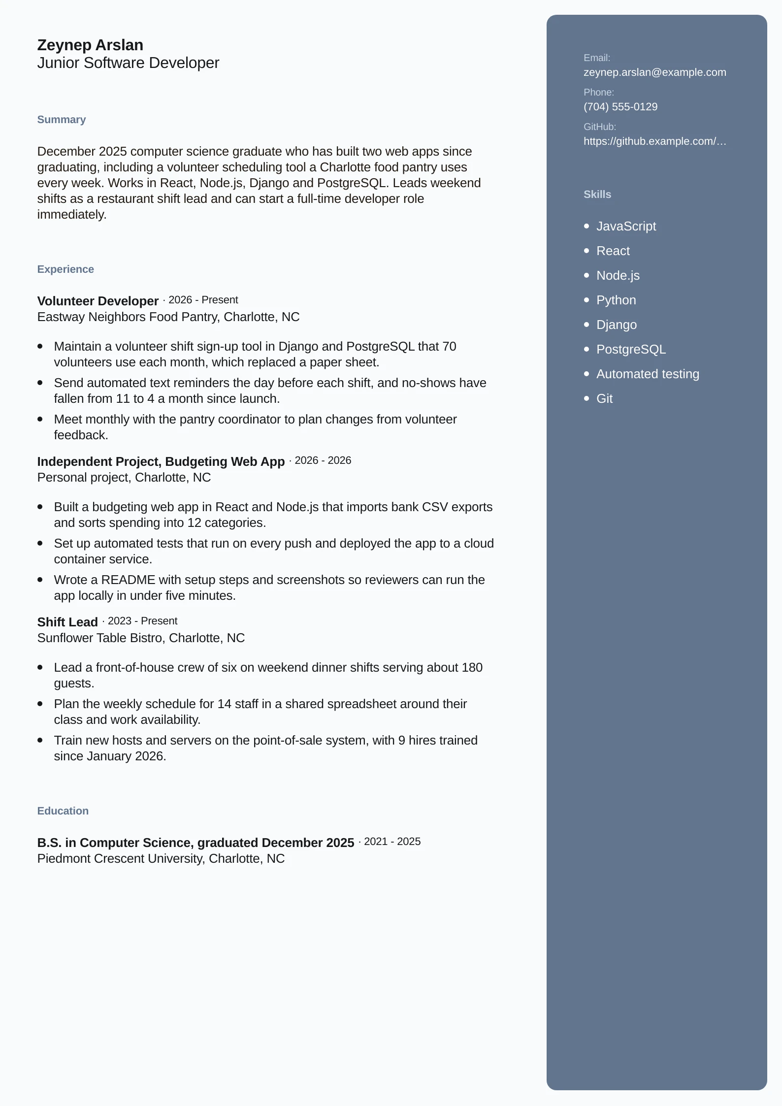 Junior Software Developer