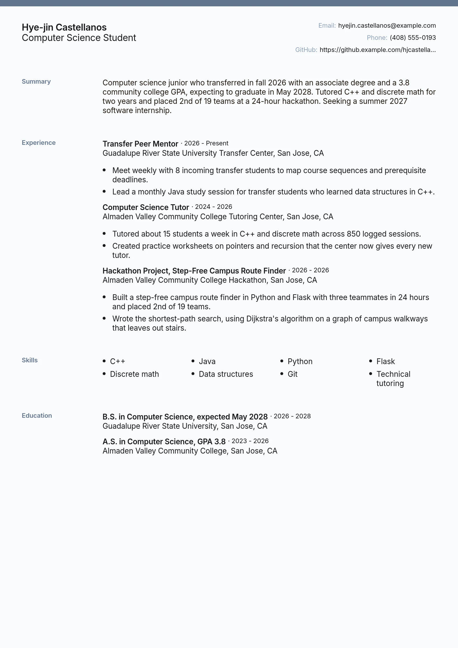 Computer Science Student