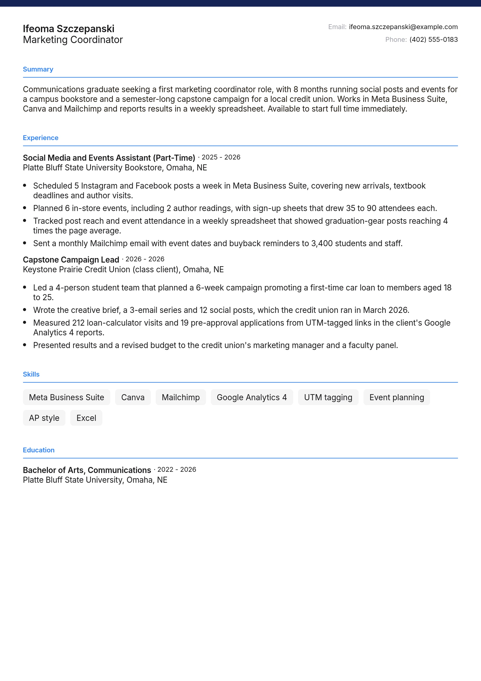 Marketing Coordinator