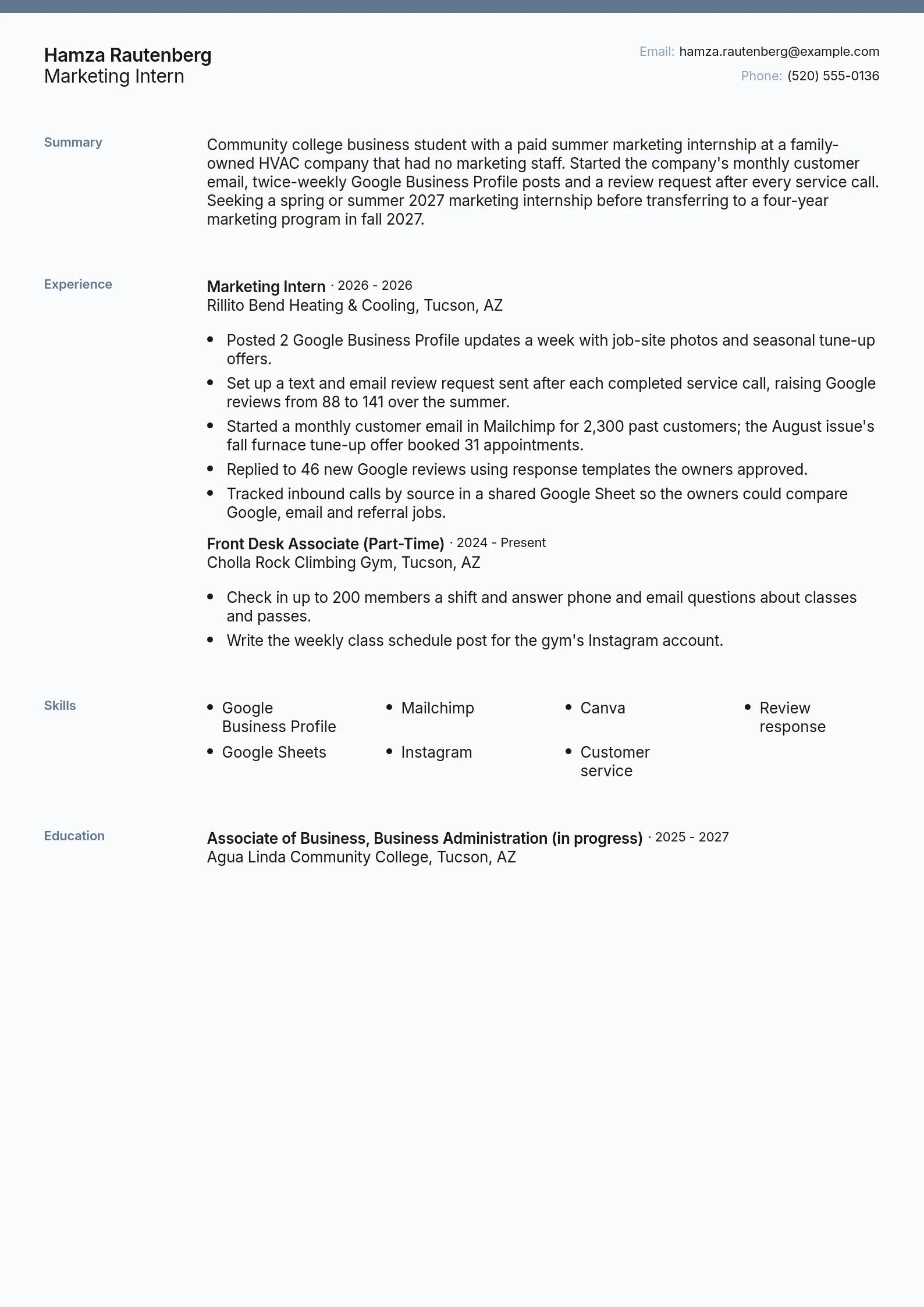 Marketing Intern