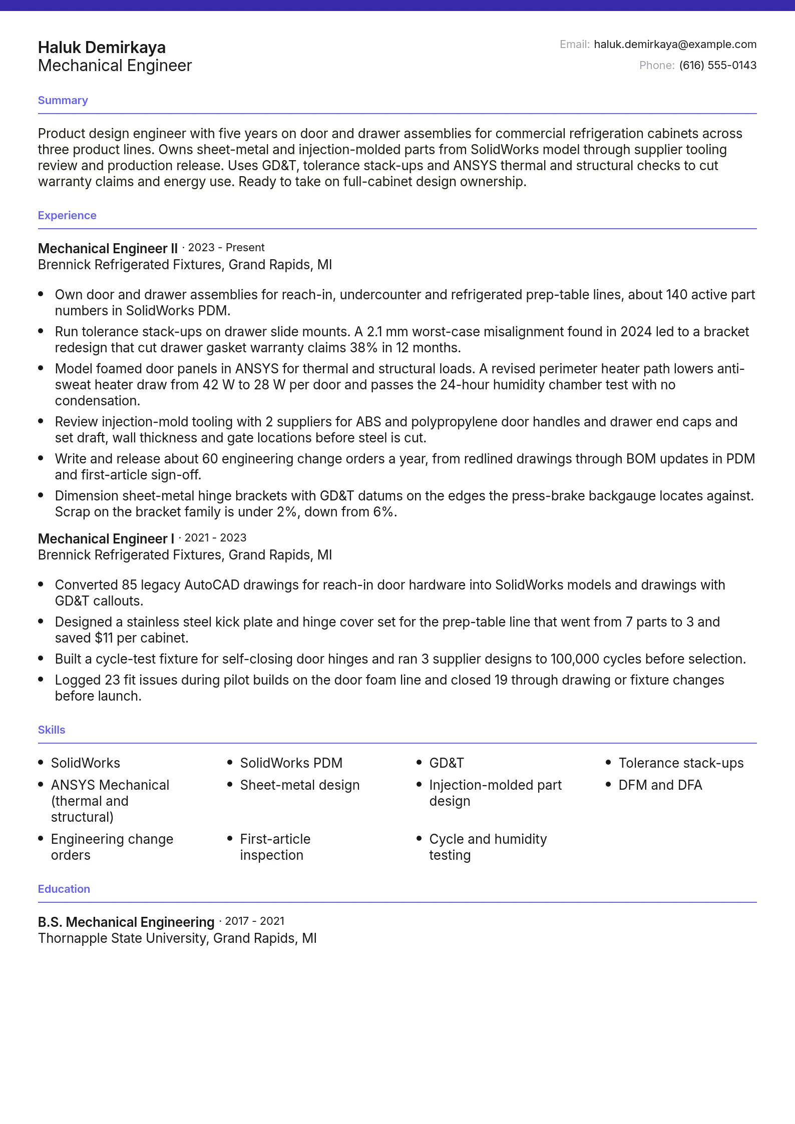 Mechanical Engineer