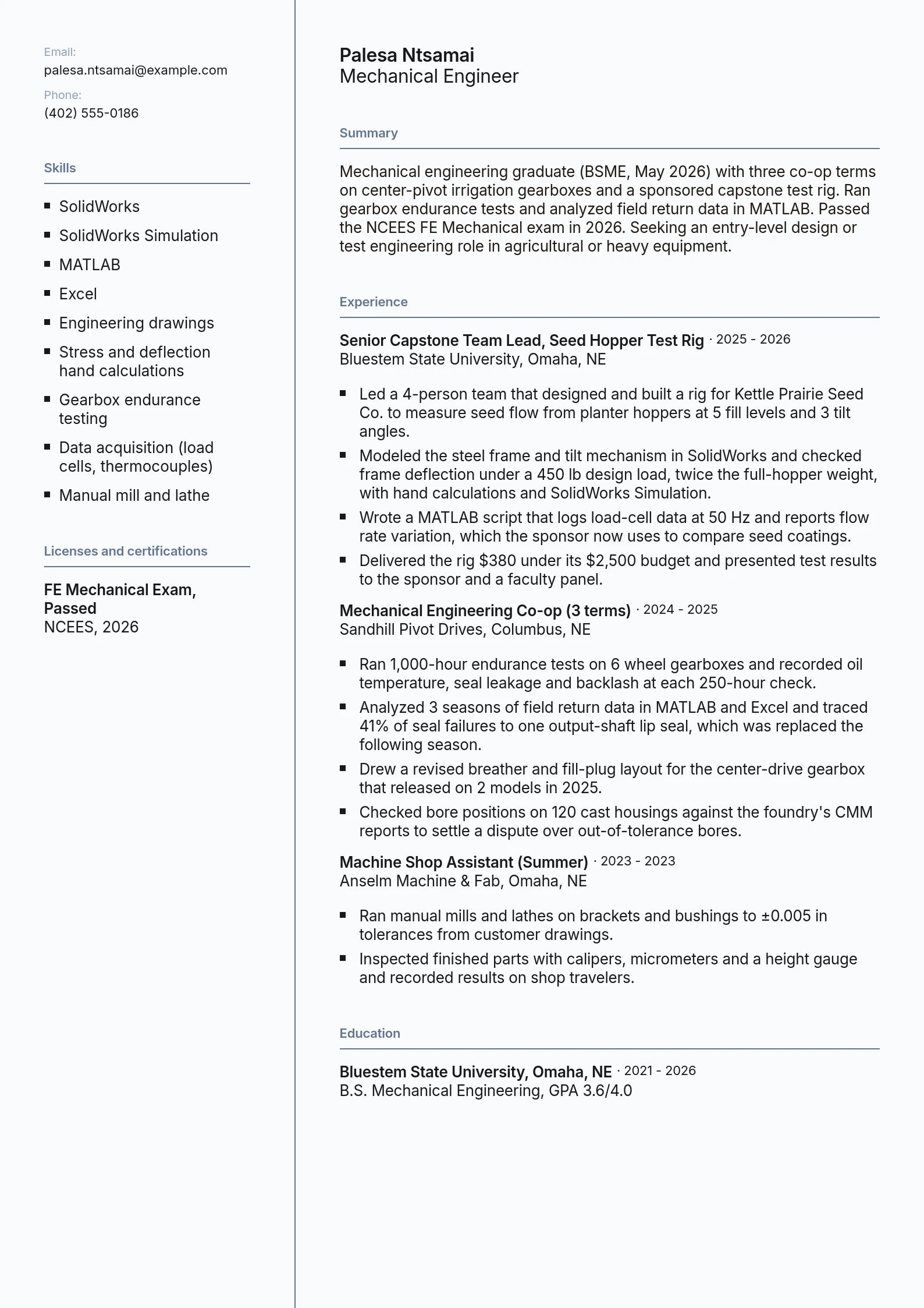 Mechanical Engineer