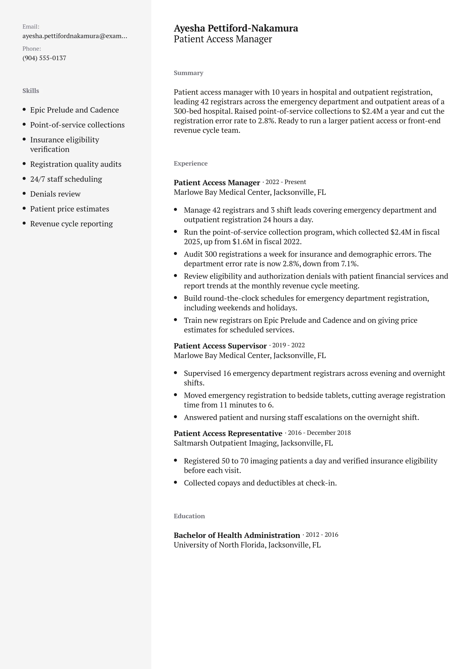 Patient Access Manager