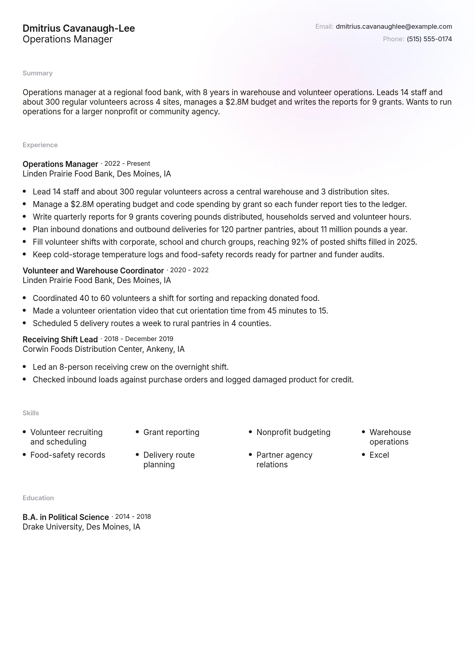 Operations Manager