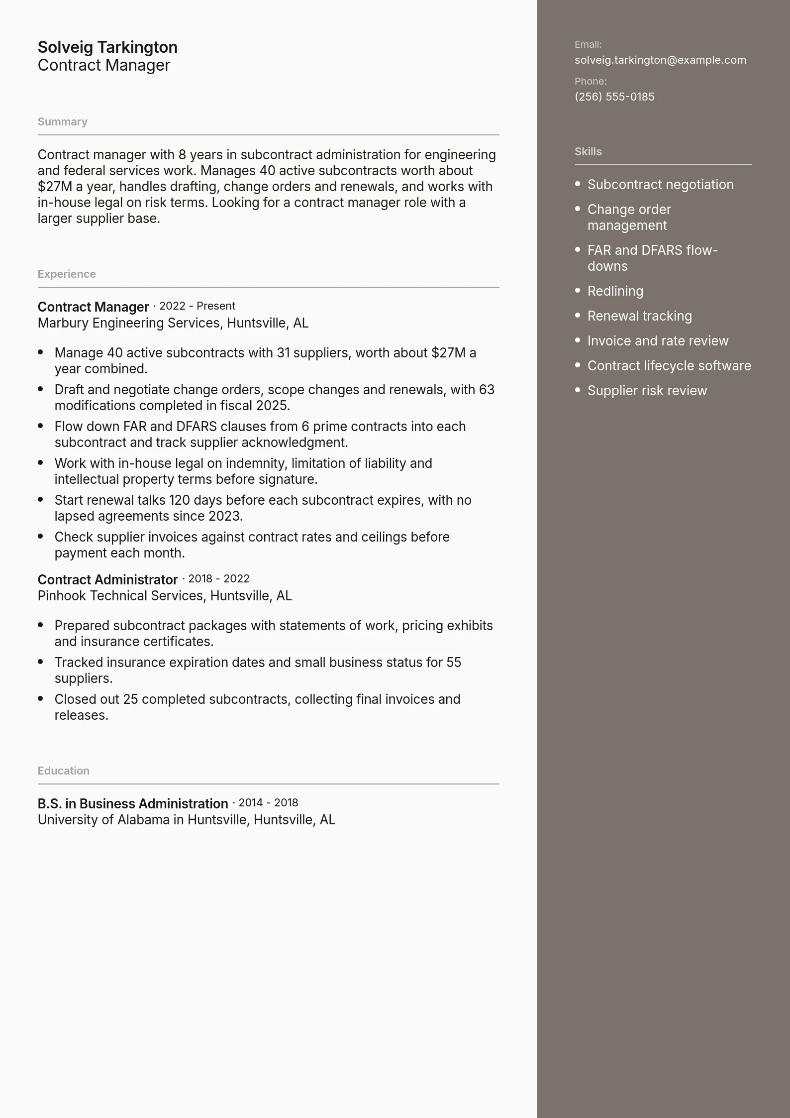 Contract Manager