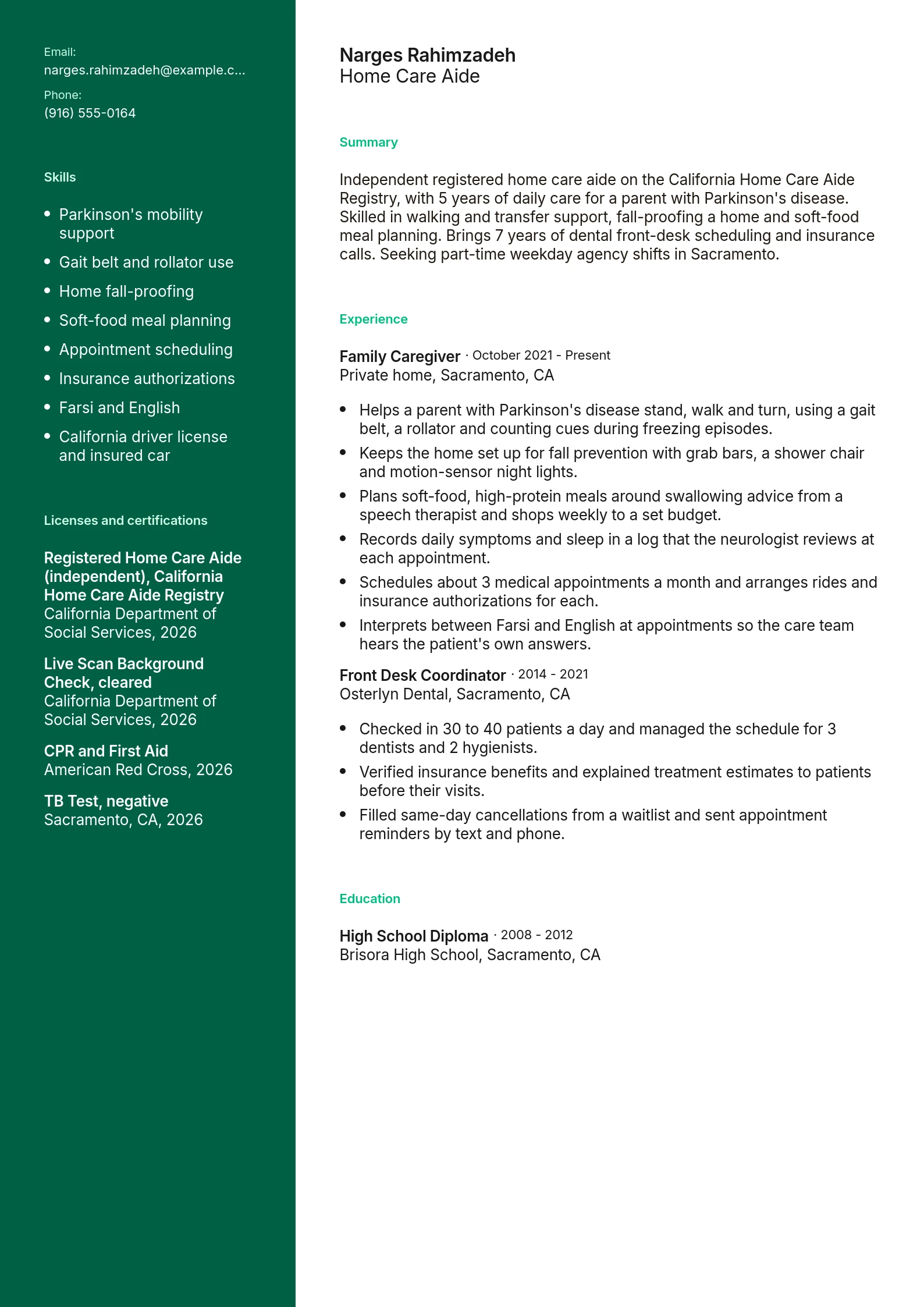 Home Care Aide