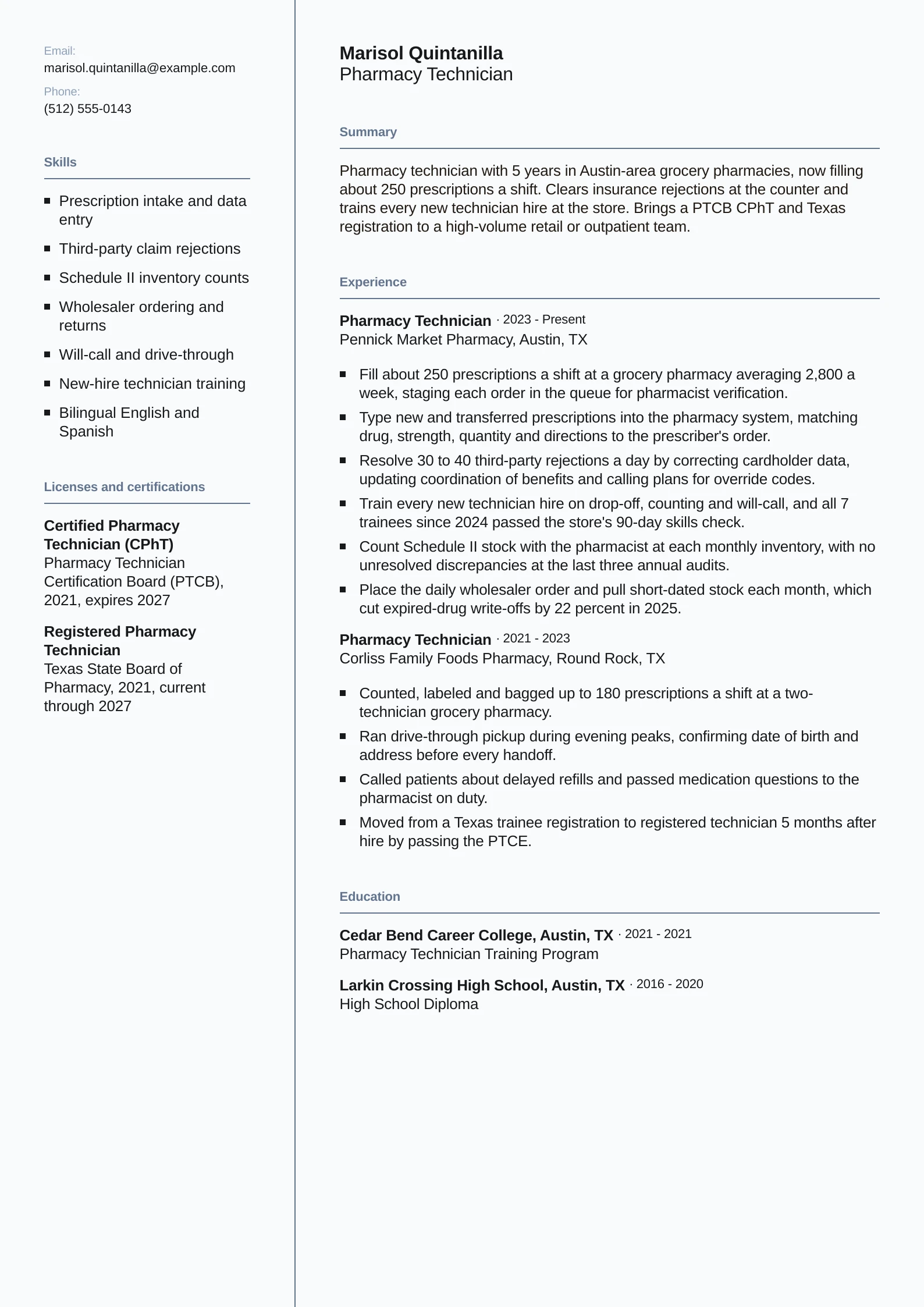 Pharmacy Technician