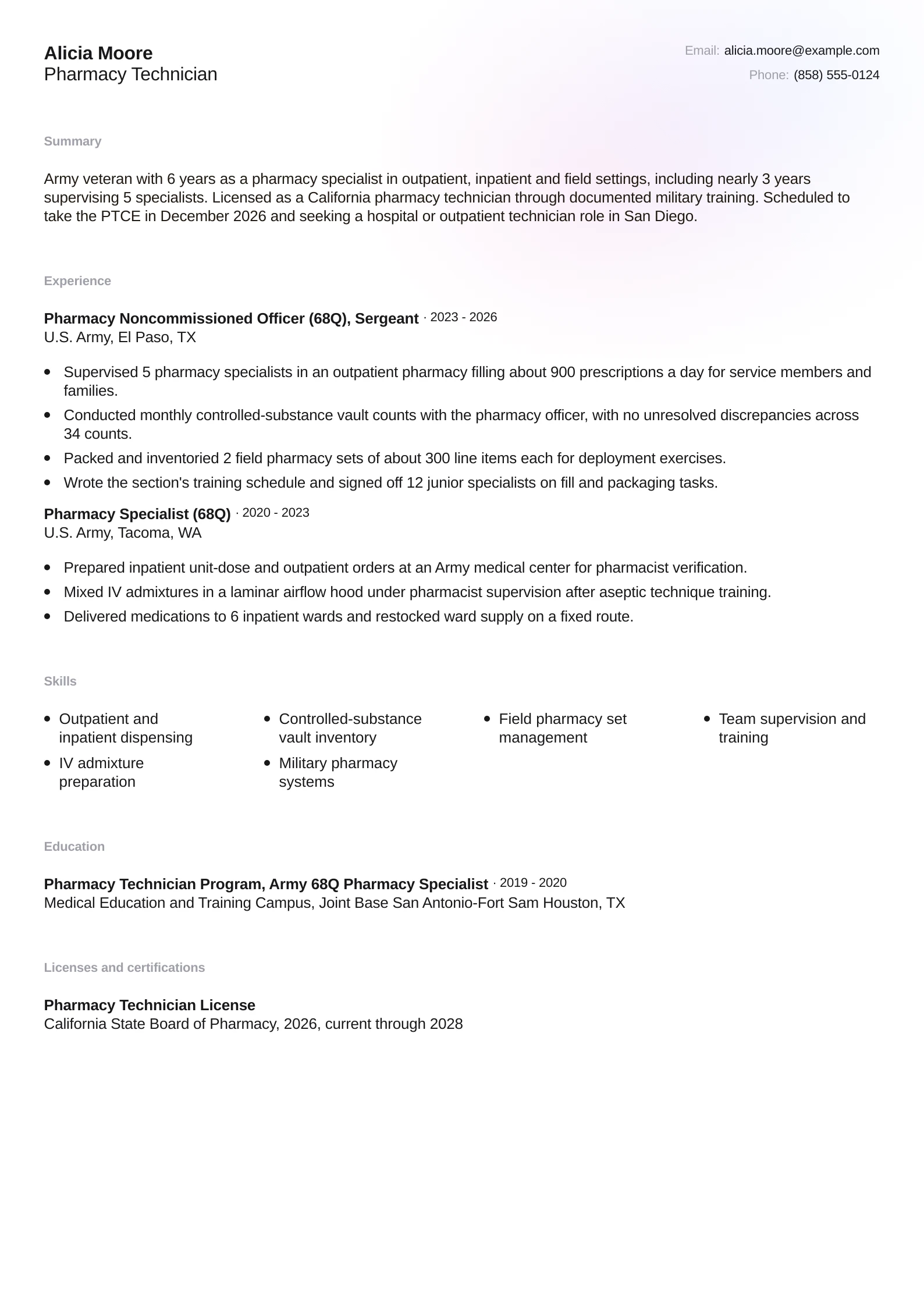 Pharmacy Technician