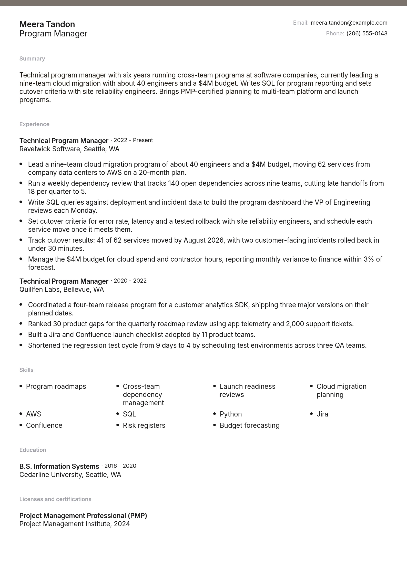 Program Manager