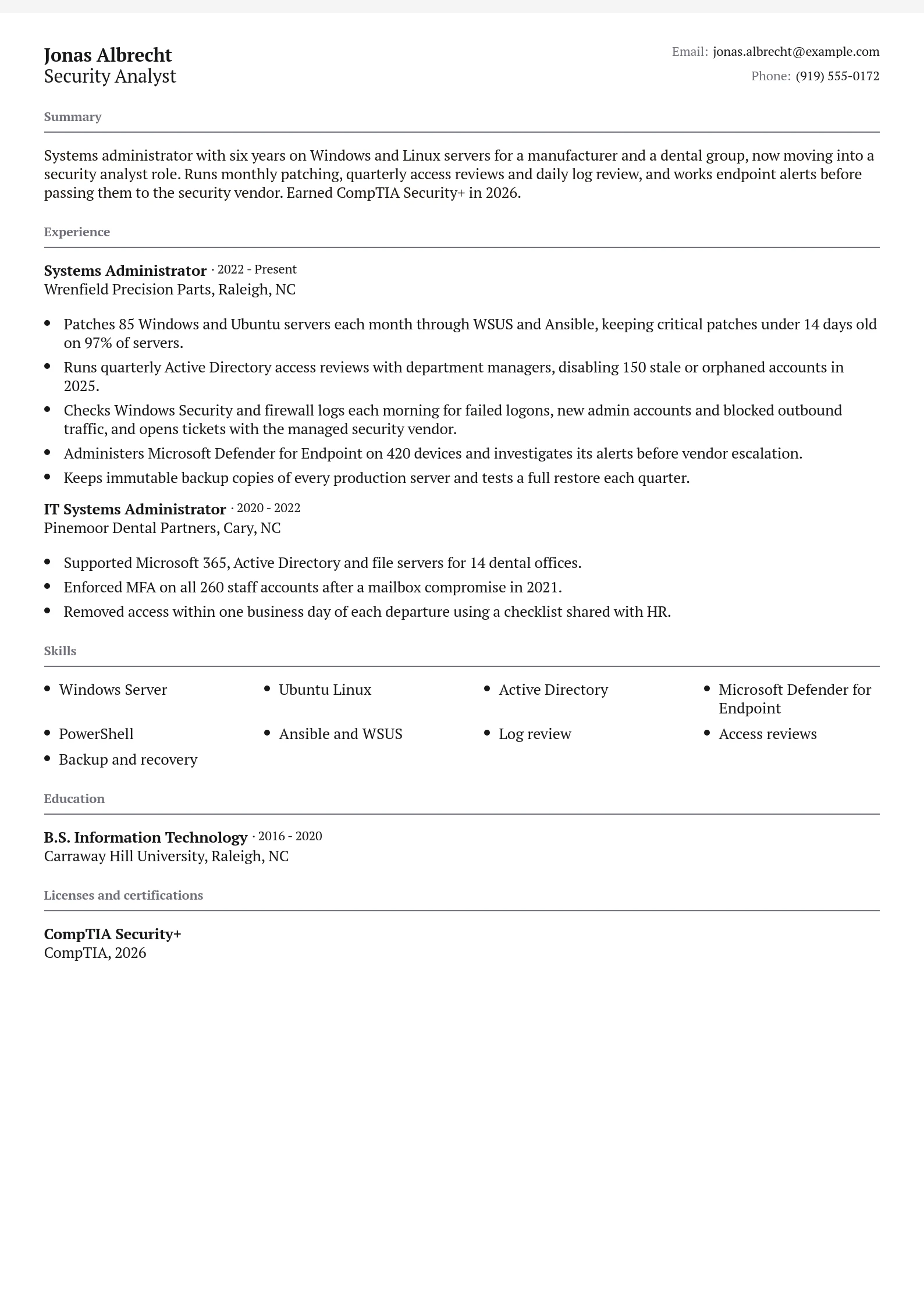 Security Analyst