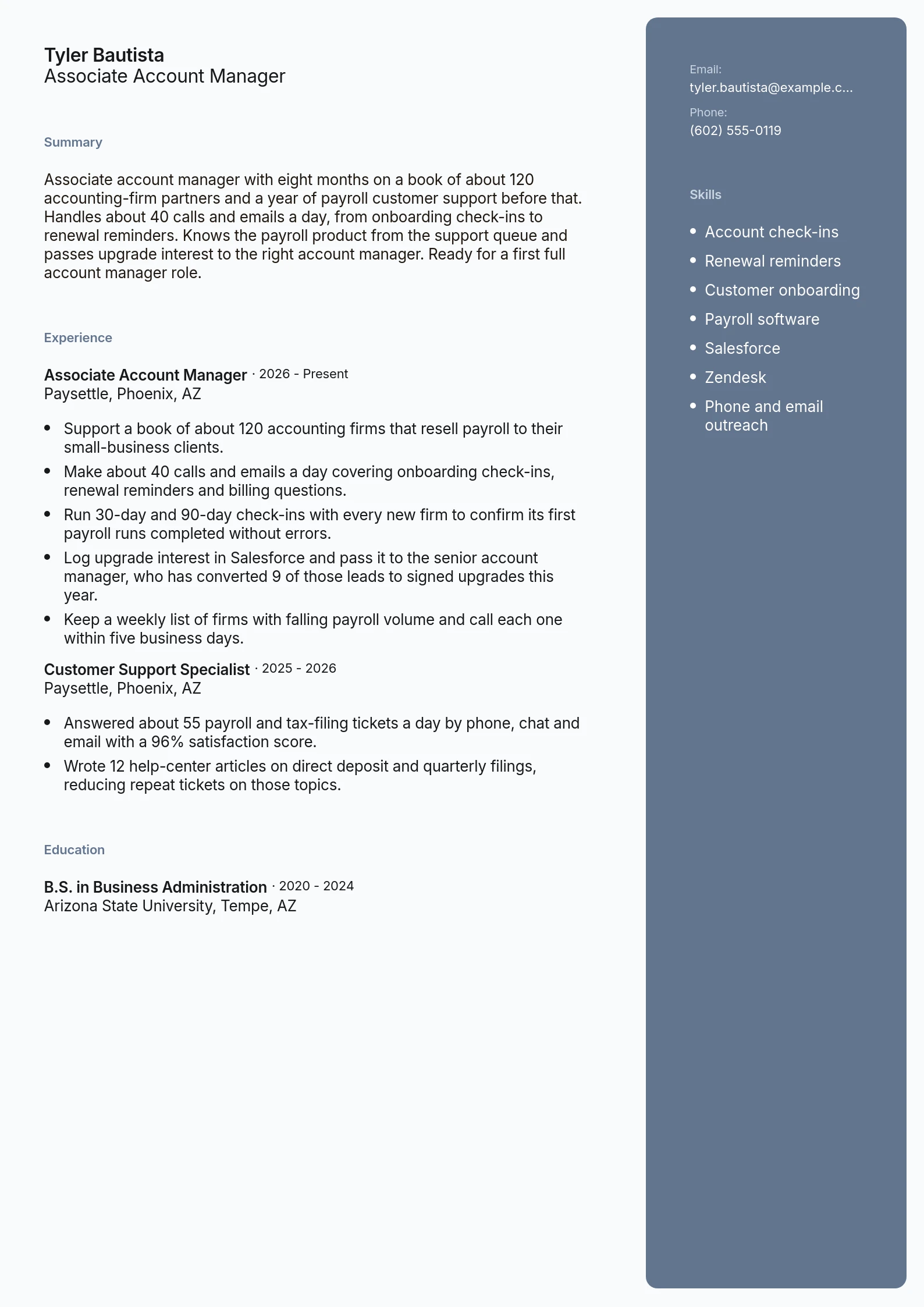Associate Account Manager