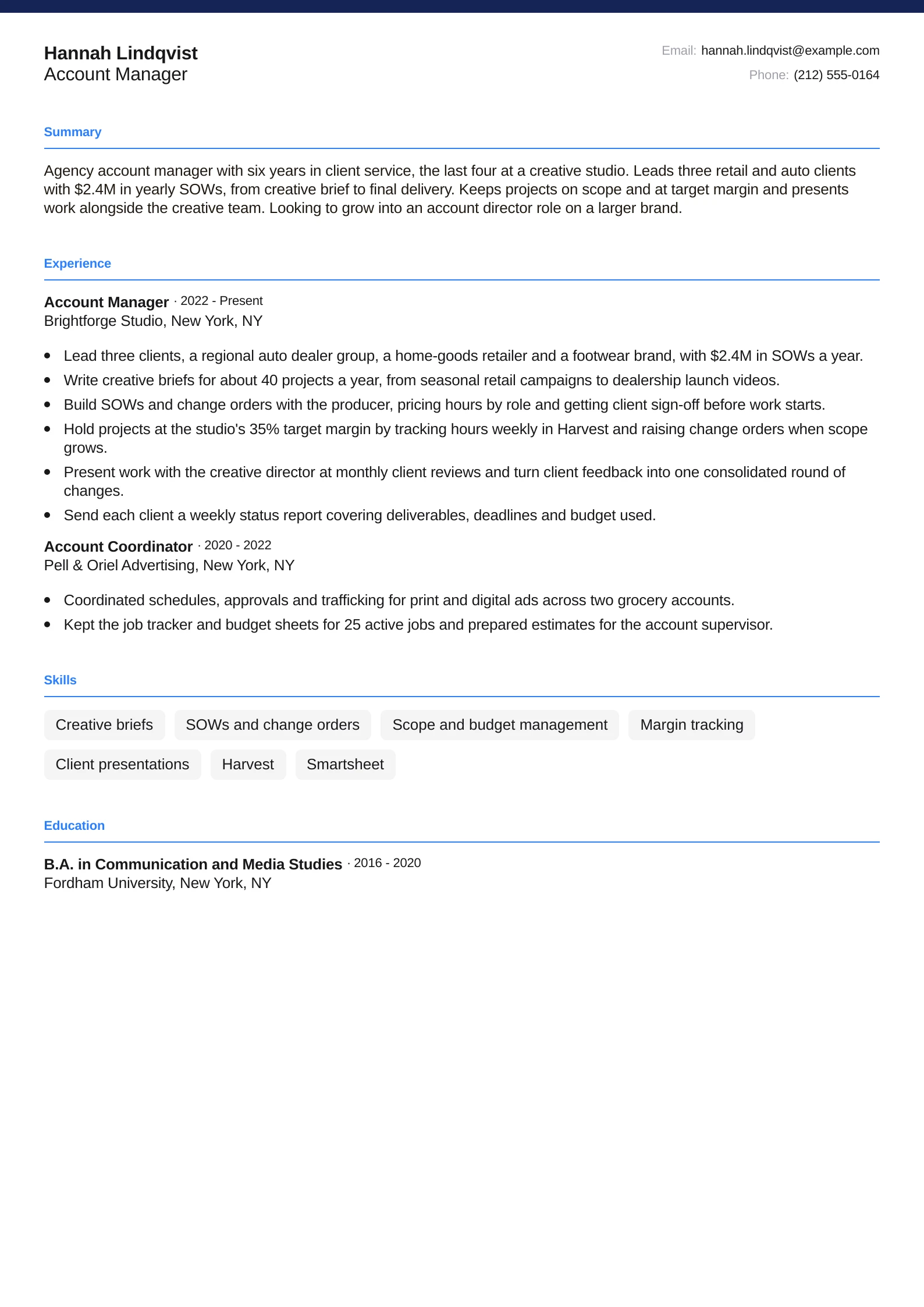 Account Manager