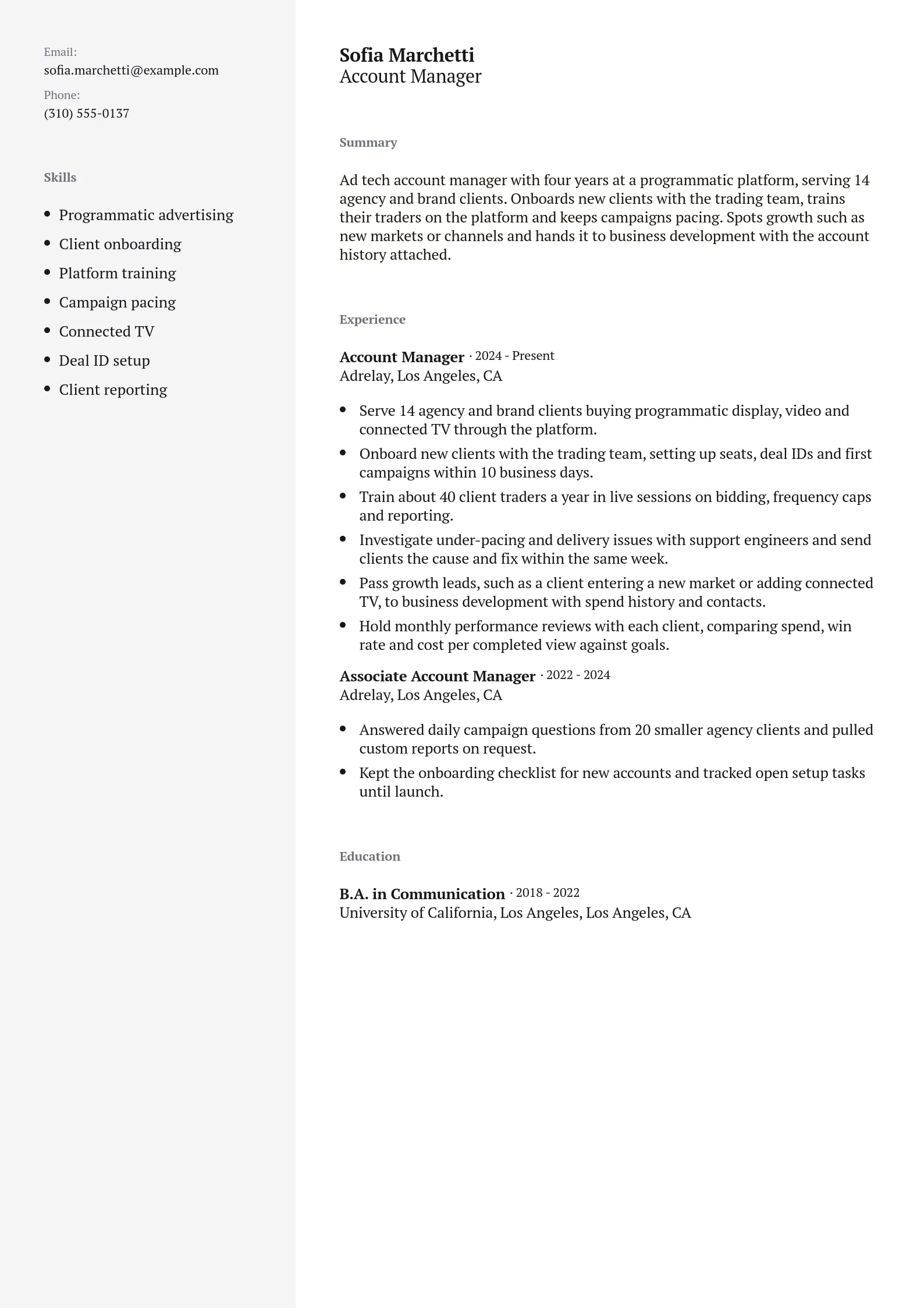 Account Manager