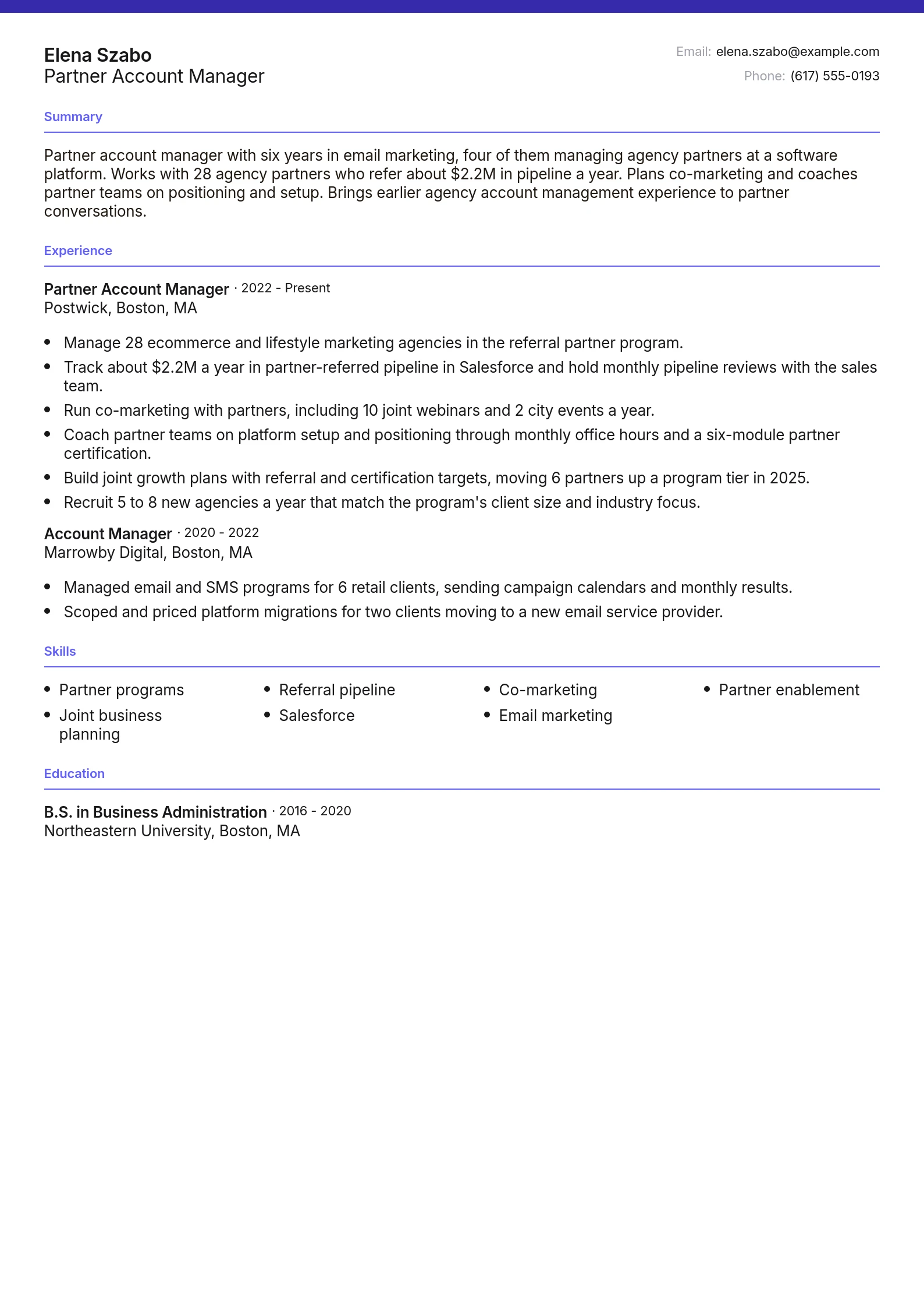 Partner Account Manager