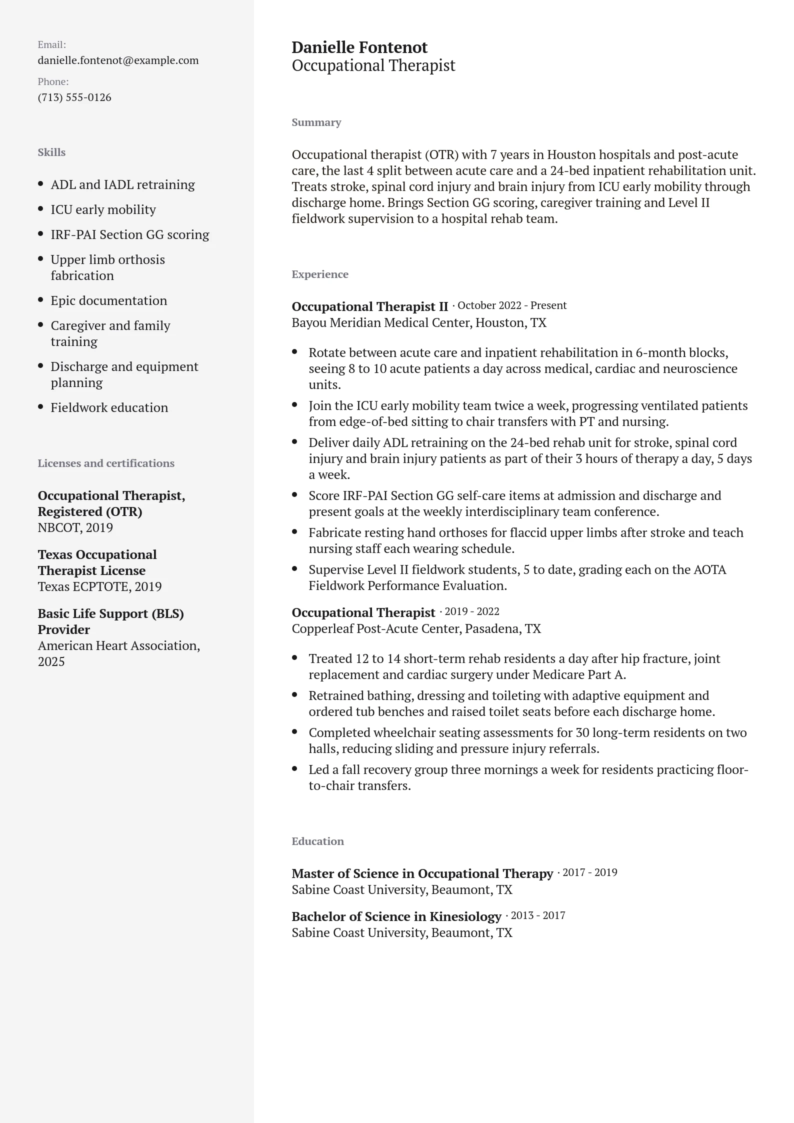 Occupational Therapist