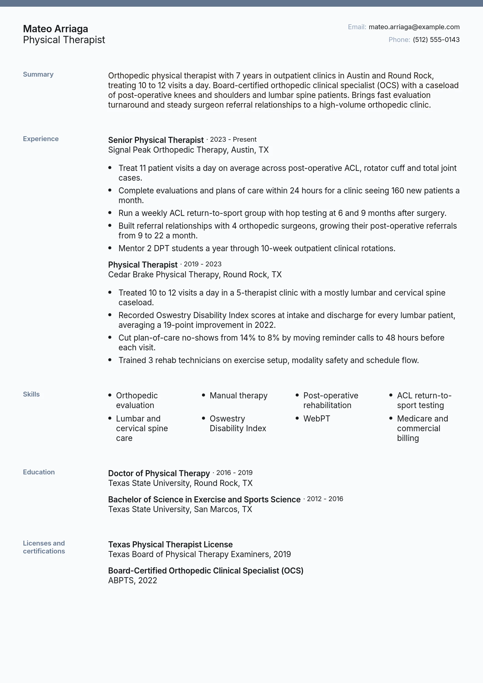 Physical Therapist