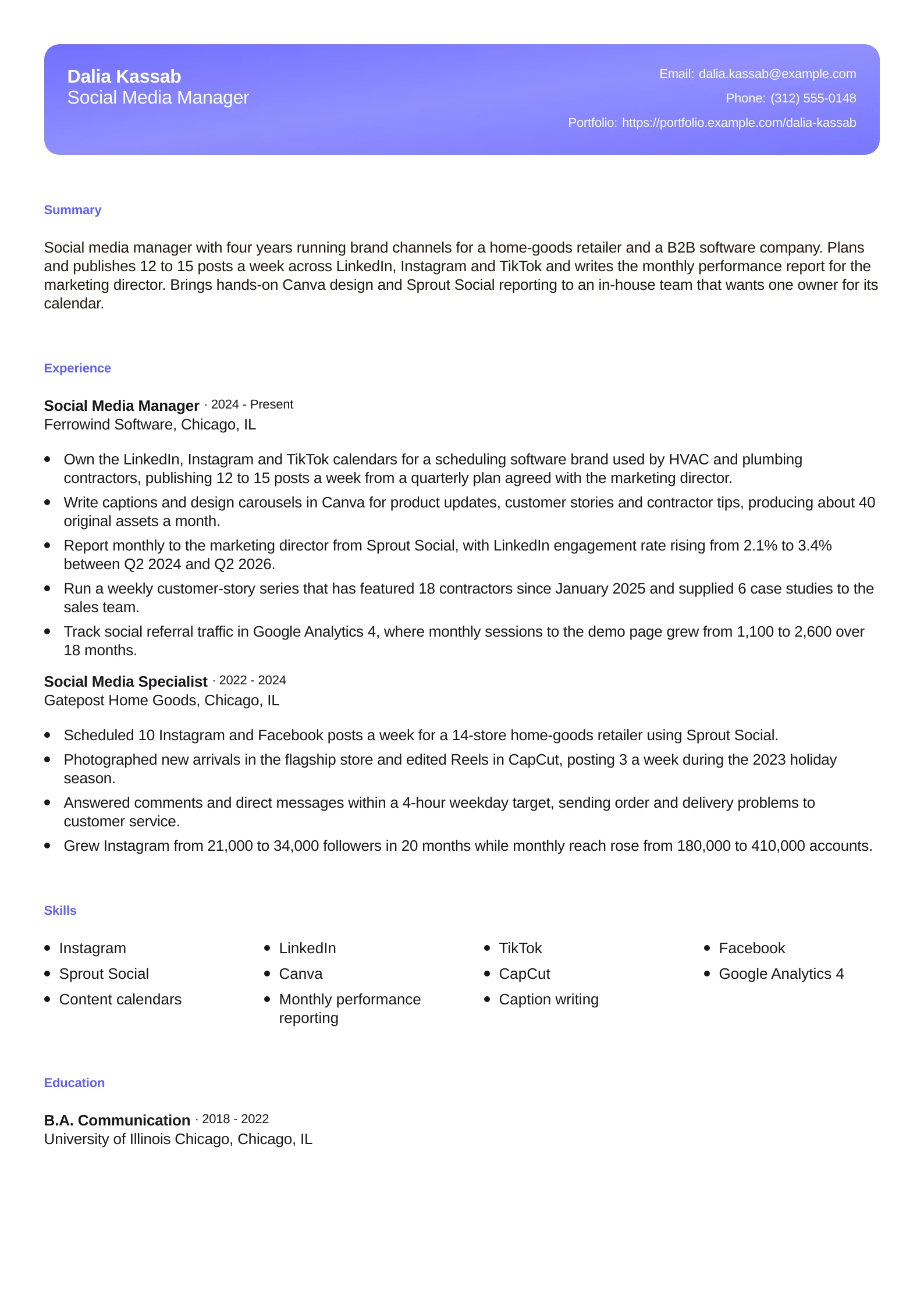 Social Media Manager