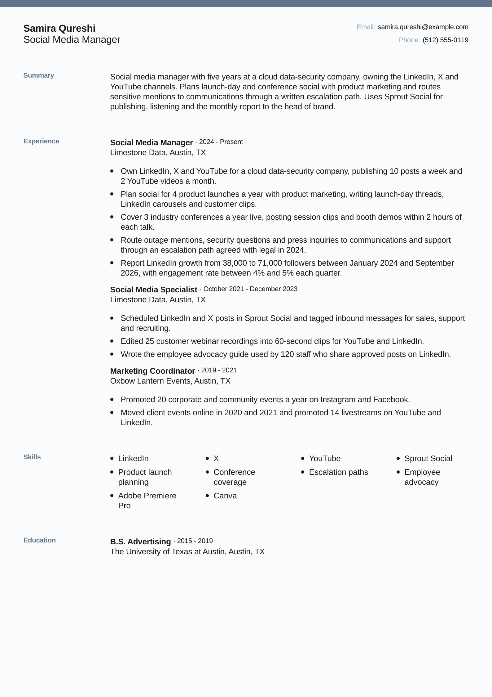 Social Media Manager