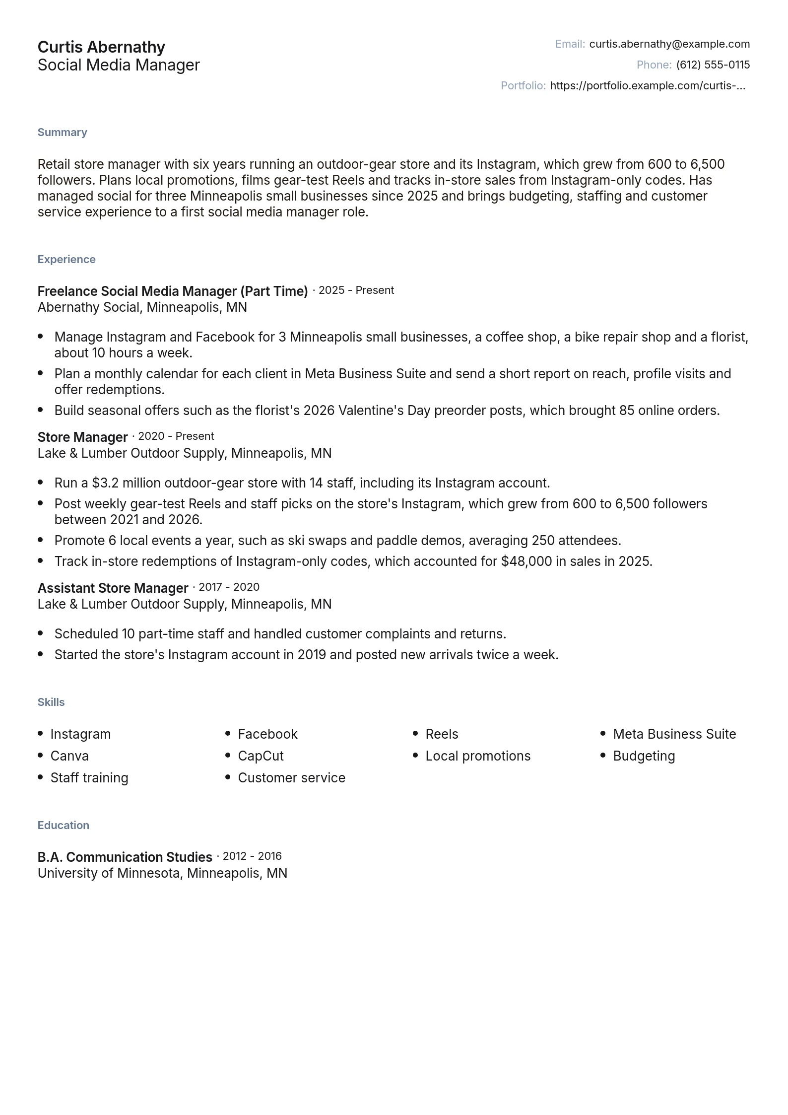 Social Media Manager