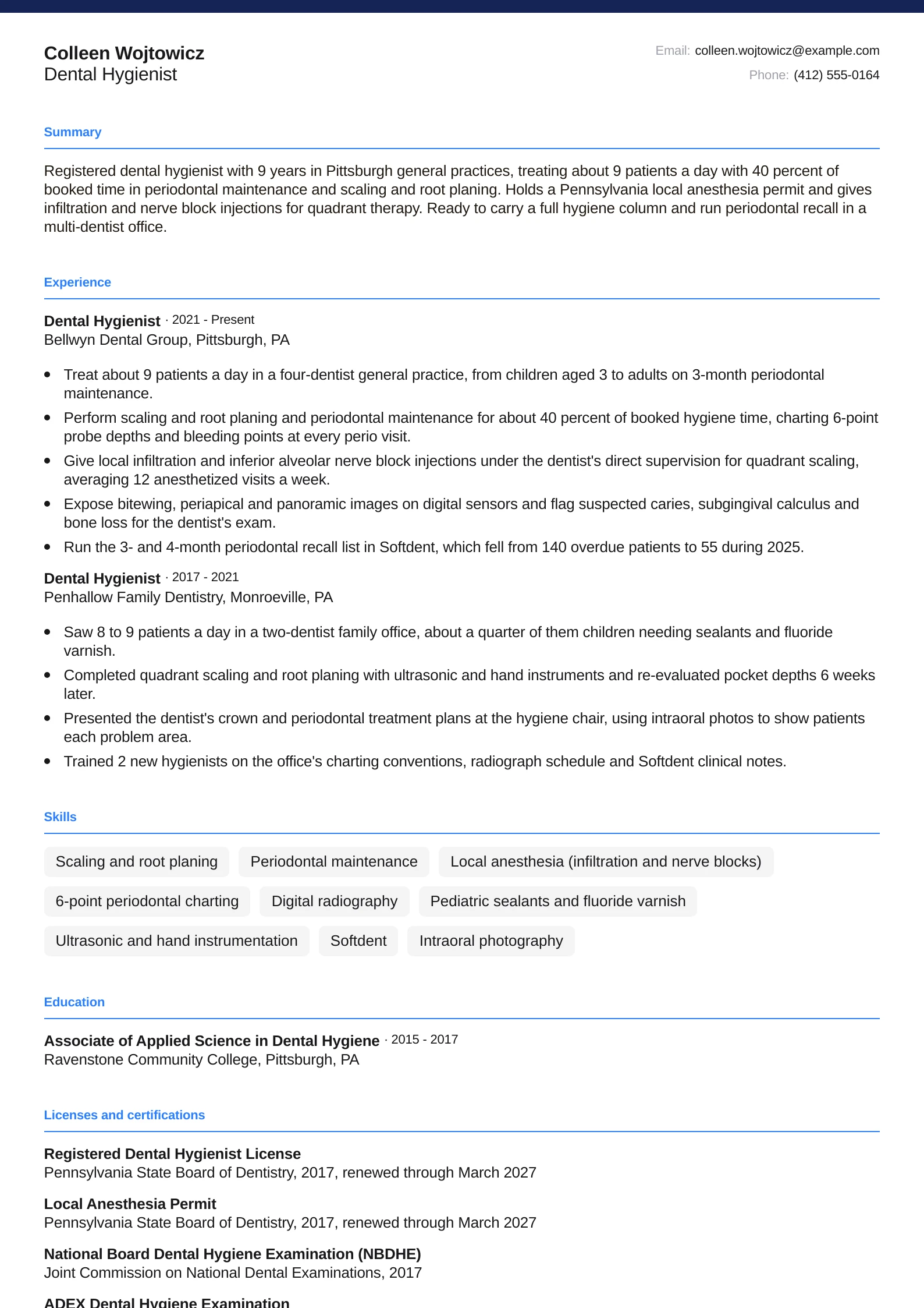 Dental Hygienist