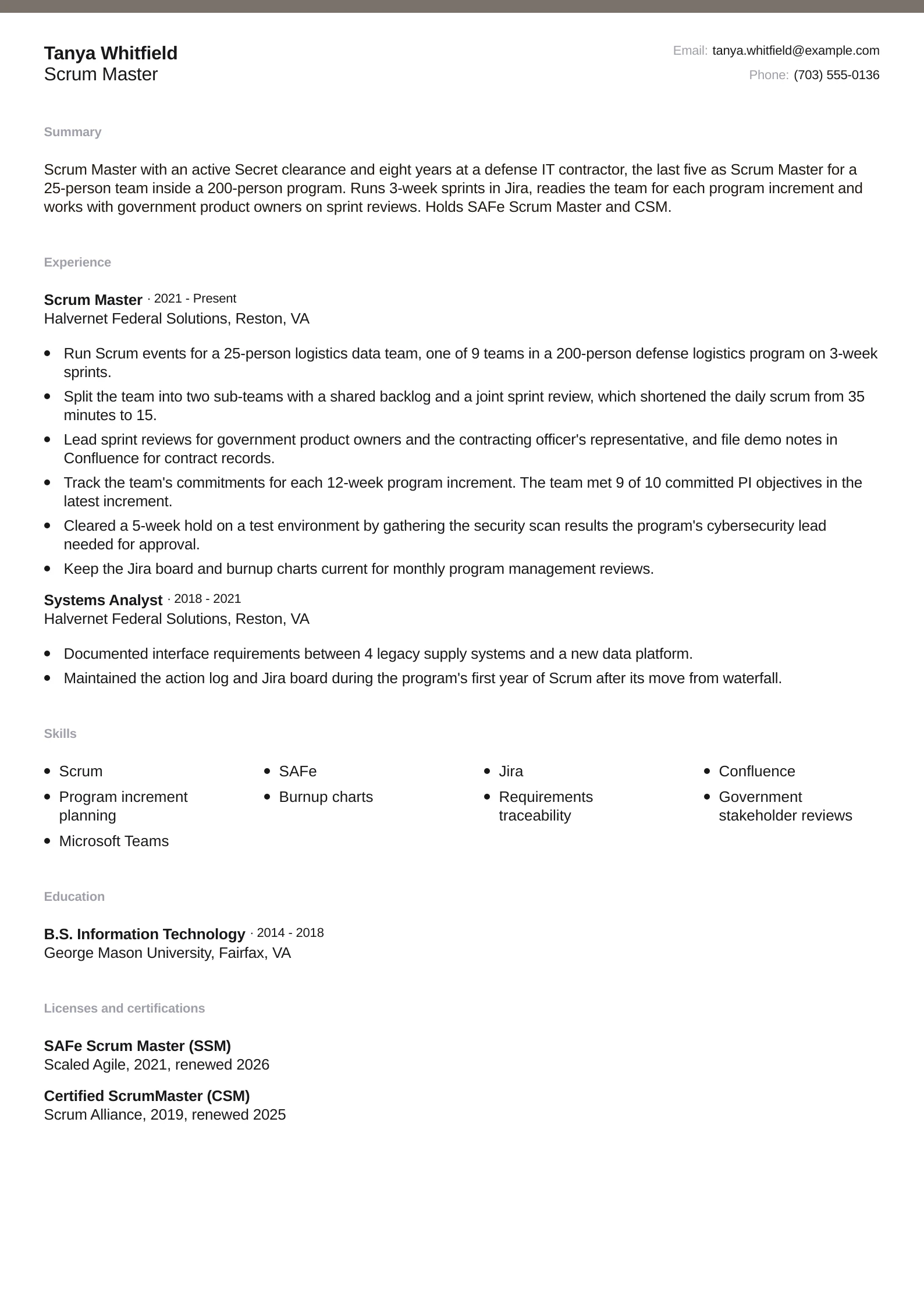 Scrum Master