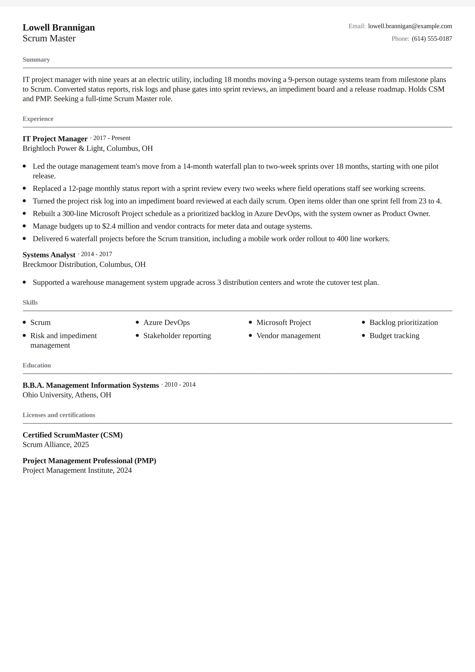 Scrum Master